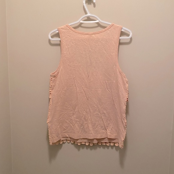 NWT. Blush tank top with polka dot detailing from J.Crew. - Picture 4 of 4